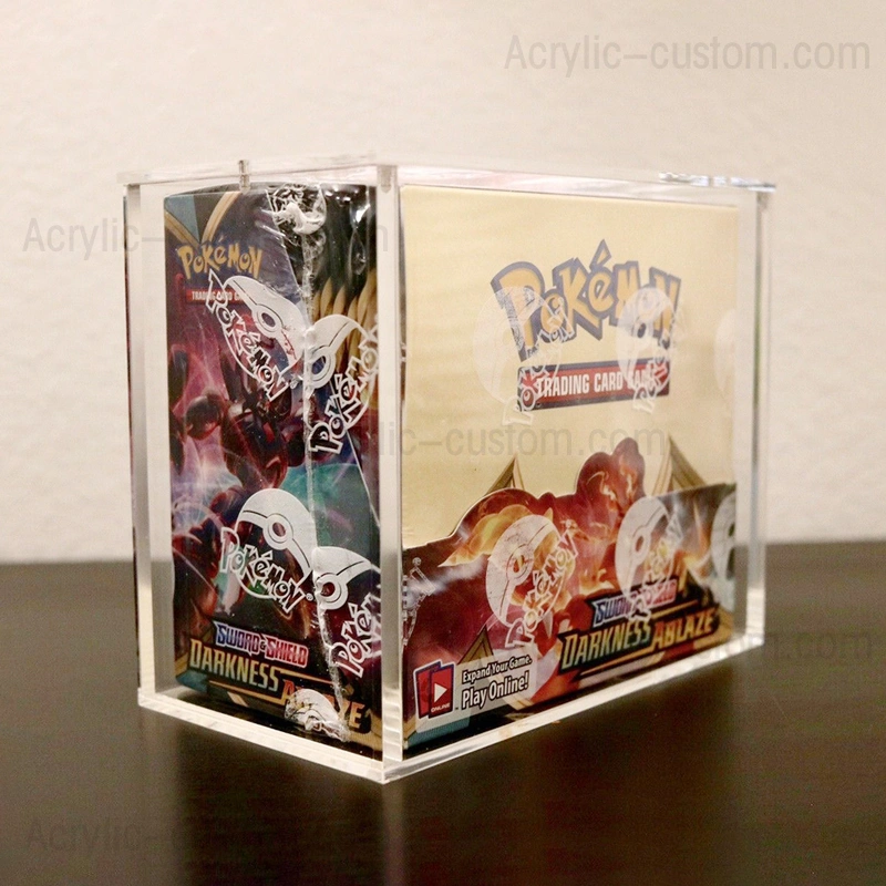 Acrylic Booster Box Wholesale, Pokemon Evolutions Booster Protective Case