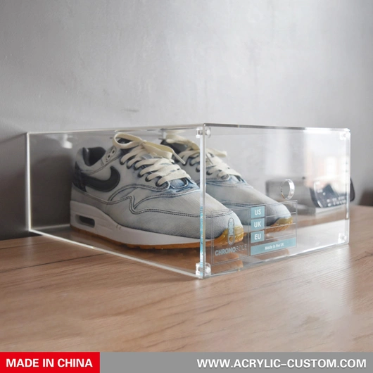 Usine Sneakers Boîte de rangement acrylique transparente empilable de  chaussures en plastique Boîte de rangement Aj Boîte de collecte de basket- ball - Chine Boîte à chaussures en plastique transparent et l'utilisation  d'accueil