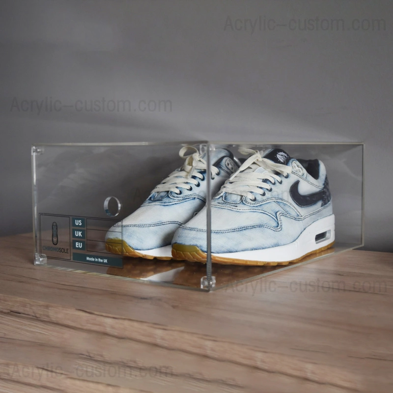 磁気靴箱アクリルスニーカーディスプレイ-アクリルボックス工場 