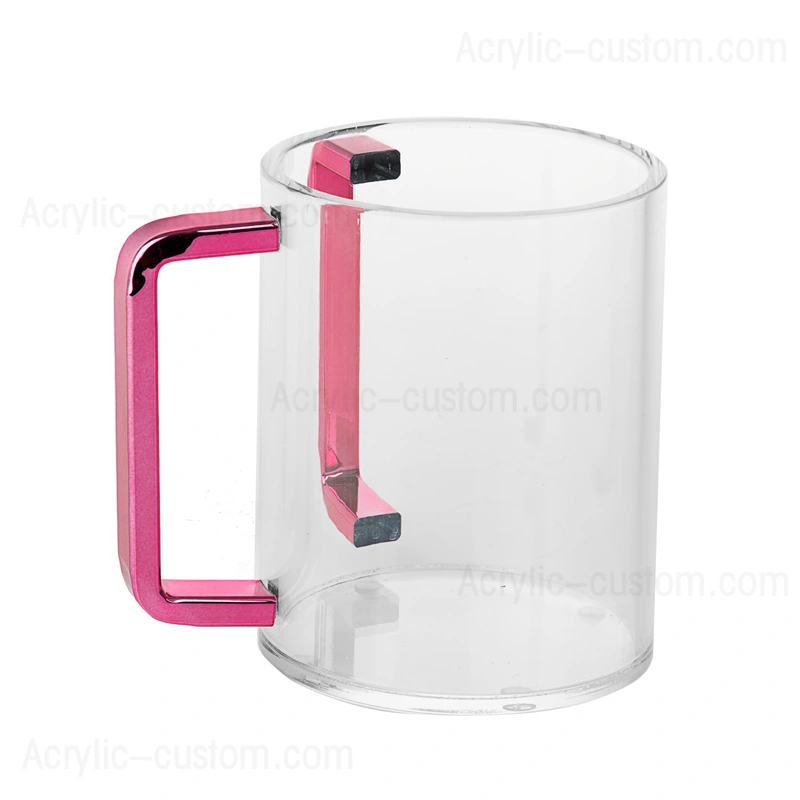 安い洗濯カップ、金のハンドルが付いているルーサイト洗濯カップ 