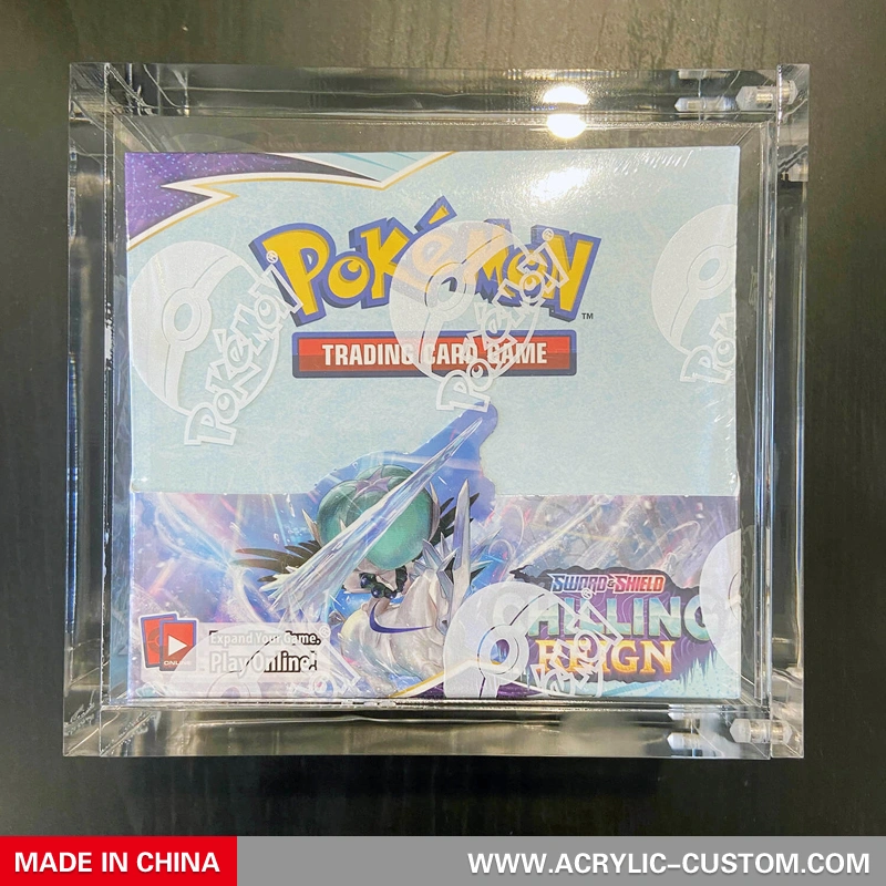 Cheap Japanese Pokemon Evolution Booster Box Acrylic Protective Case