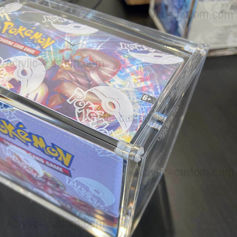 Cheap Japanese Pokemon Evolution Booster Box Acrylic Protective Case