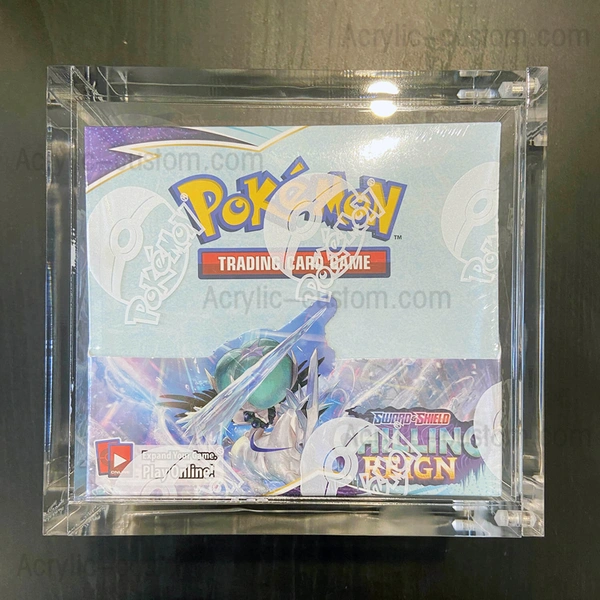 安い日本のポケモン進化ブースターボックスアクリル保護ケース