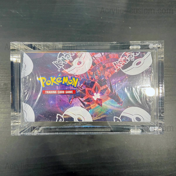 Magnet Acrylic Booster Box Protective Case for Japanese Pokemon