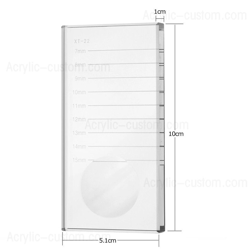 クリスタルラッシュタイルガラスまつげスタンドパレットまつげエクステタイル用 