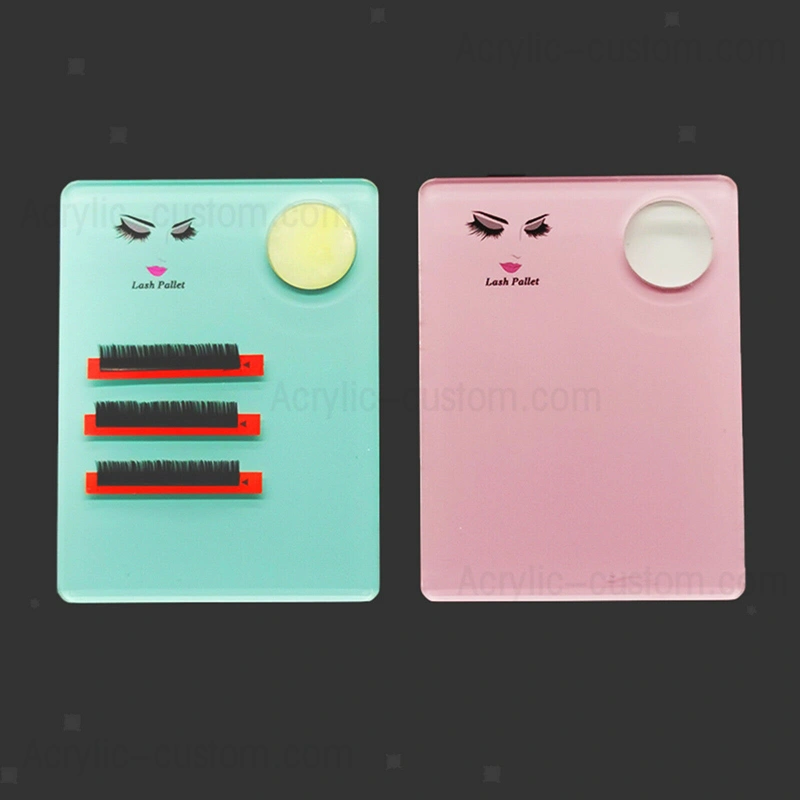 まつげ作業用ピンクまつげパレットまつげエクステタイル 