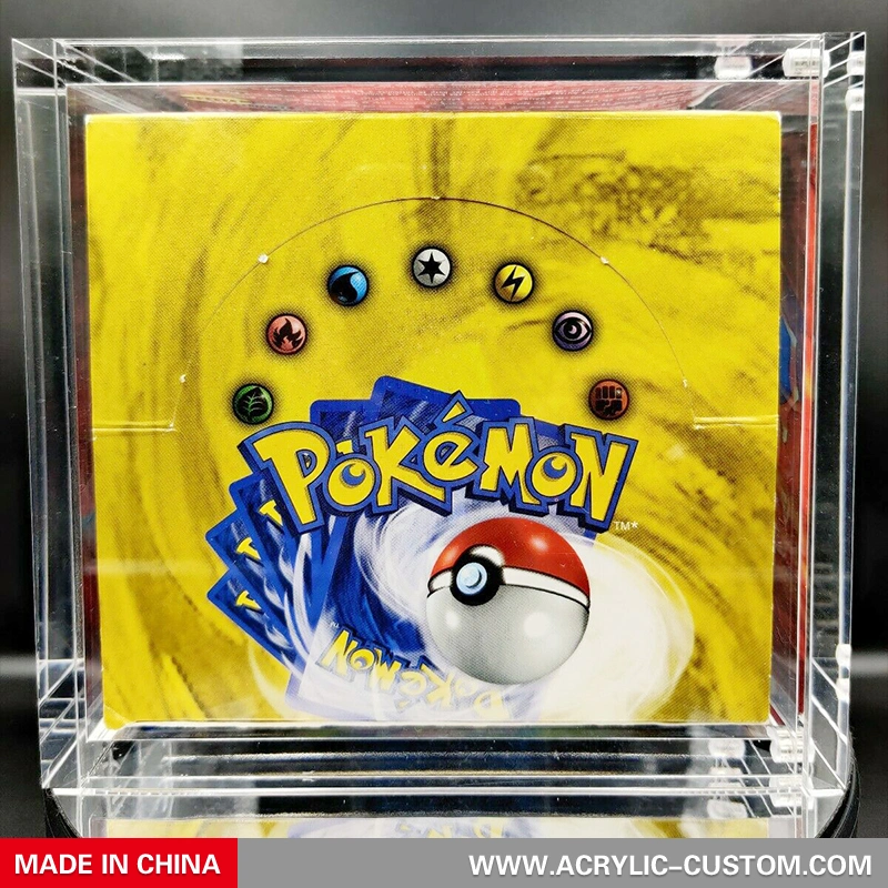 Pokemon Booster Box Acrylic Case | Magnetic Custom Pokemon Elite Trainer Box