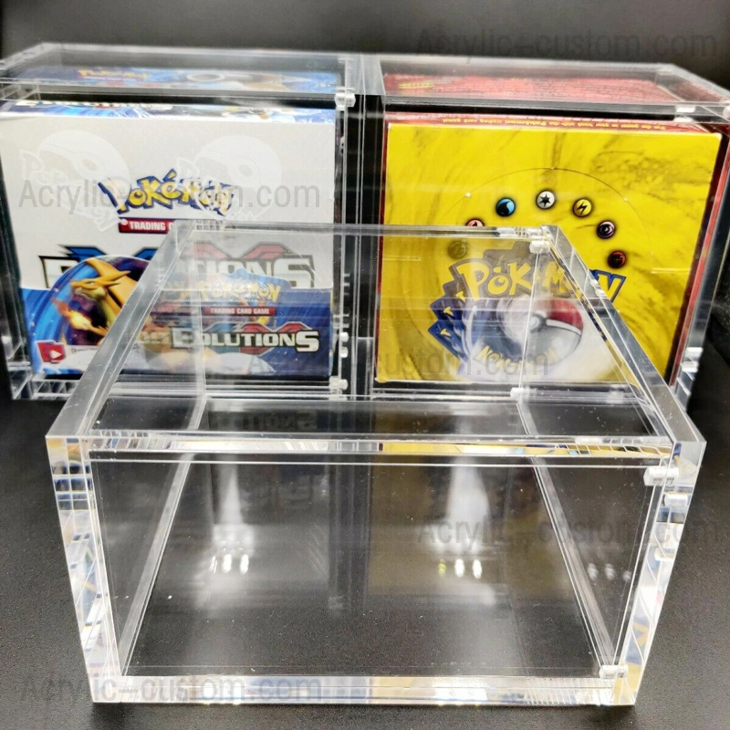 Pokemon Booster Box Acrylic Case | Magnetic Custom Pokemon Elite Trainer Box