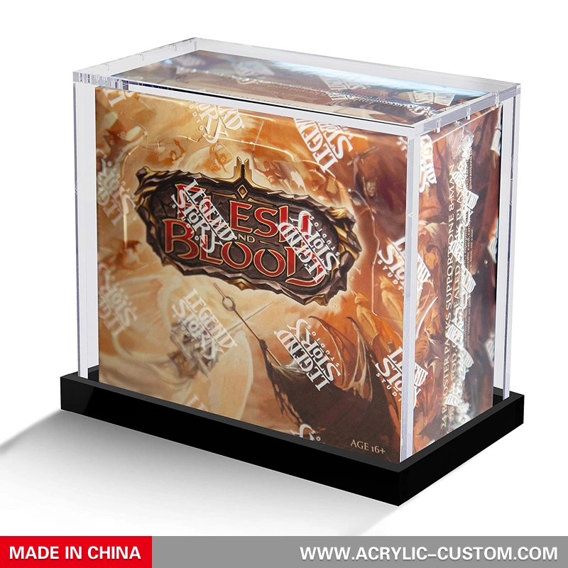 Flesh and Blood Booster Box, Acrylic Booster Case with Top Load Lid