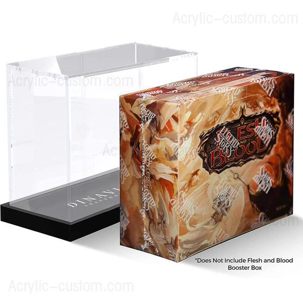 Flesh and Blood Booster Box, Acrylic Booster Case with Top Load Lid