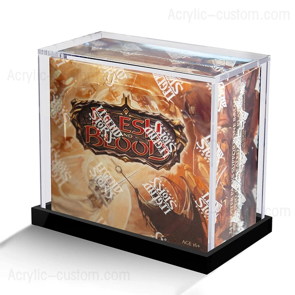 Flesh and Blood Booster Box, Acrylic Booster Case with Top Load Lid