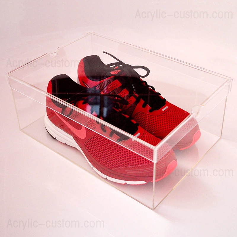 ナイキシューズ収納用クリアラグジュアリーディスプレイケースアクリルシューズスニーカーボックス 