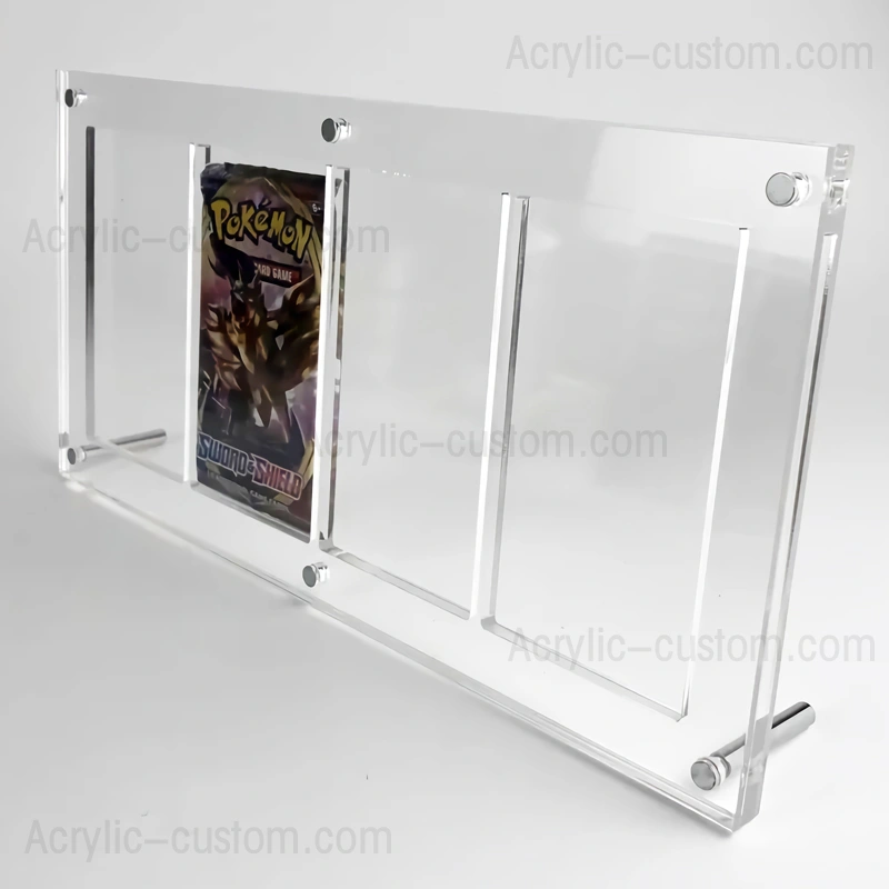 4 Booster Pack Stand - Pokemon Pack Display Card Frame