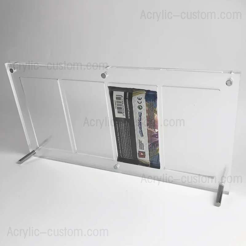 4 Booster Pack Stand - Pokemon Pack Display Card Frame