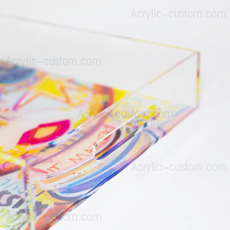 装飾的なアクリル トレイ - ルーサイト トレイ カスタム