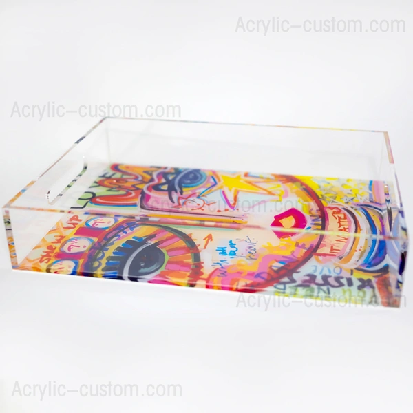 Decorative Acrylic Tray - Lucite Trays Custom