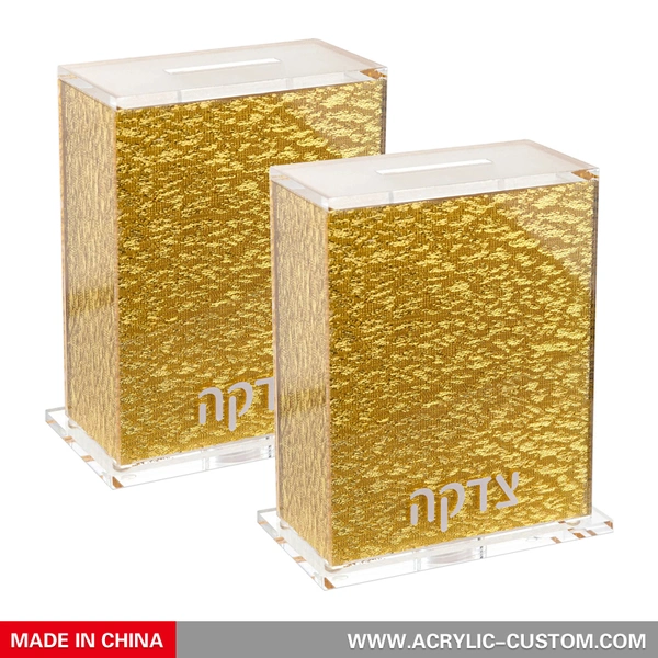 フルカラー tzedakah 貯金箱 - ルーサイト チャリティー ボックス