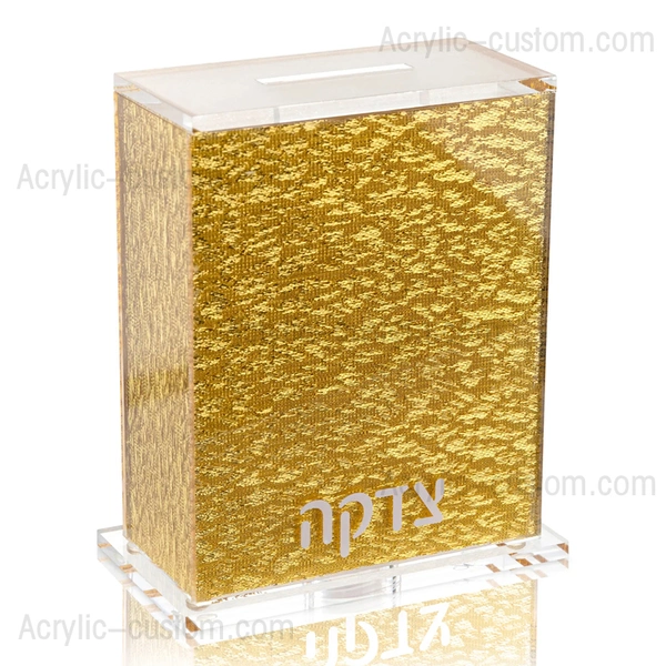 フルカラー tzedakah 貯金箱 - ルーサイト チャリティー ボックス