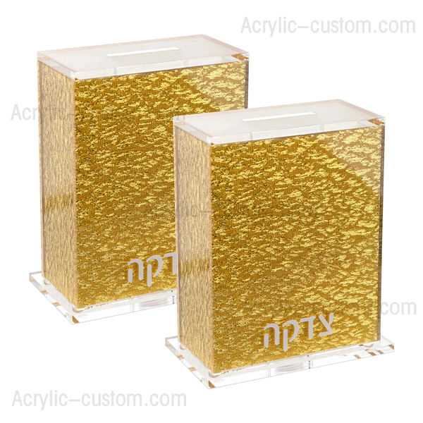 フルカラー tzedakah 貯金箱 - ルーサイト チャリティー ボックス