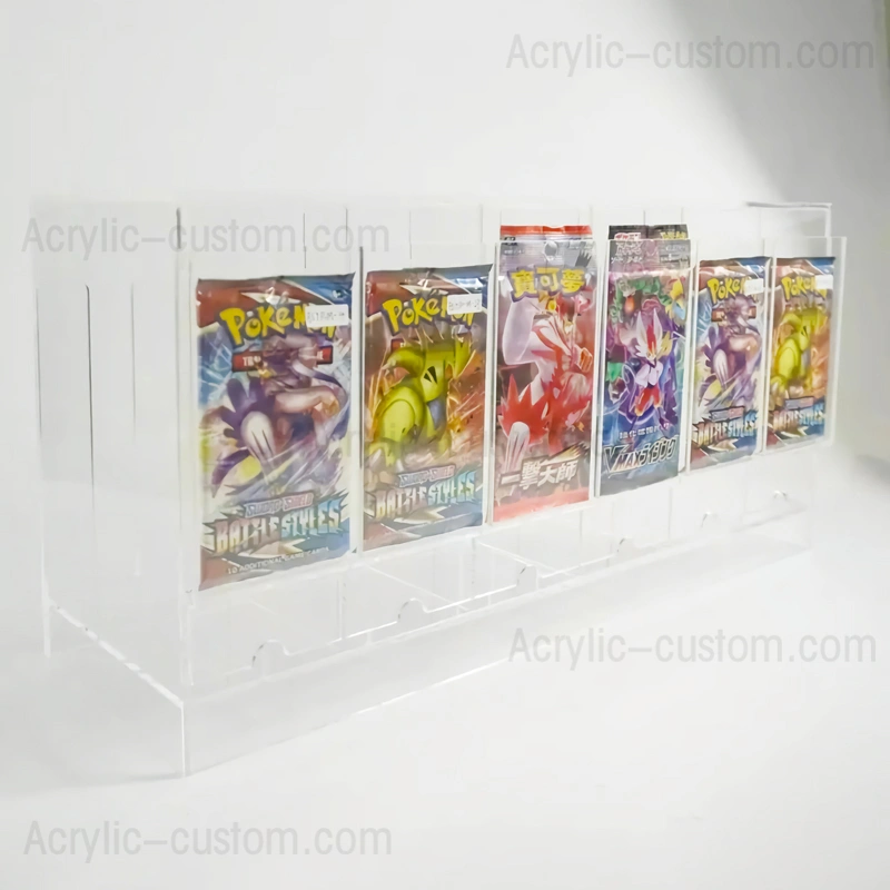DIY Booster Pack Dispenser - 6-Slot Display Pokemon Card Dispenser