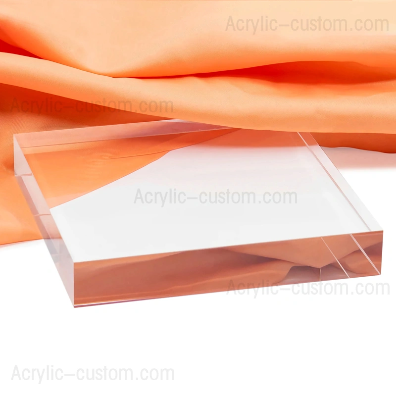 ソリッドクリアディスプレイブロック - 工芸用アクリルブロック