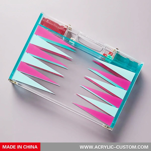 Lucite Backgammon Board - Best Backgammon Game