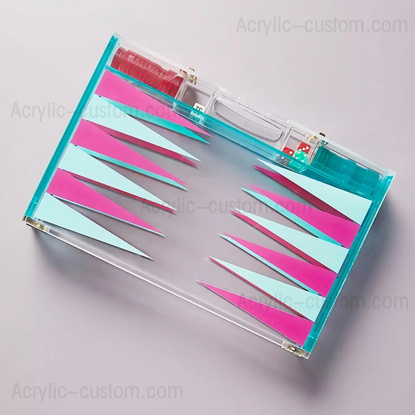 Lucite Backgammon Board - Best Backgammon Game