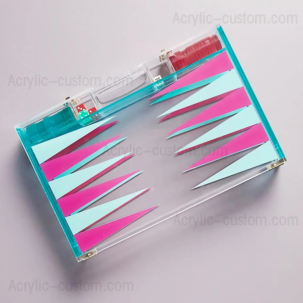 Lucite Backgammon Board - Best Backgammon Game