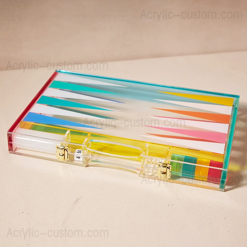 高級バックギャモン - ルーサイト バックギャモン ボード セット