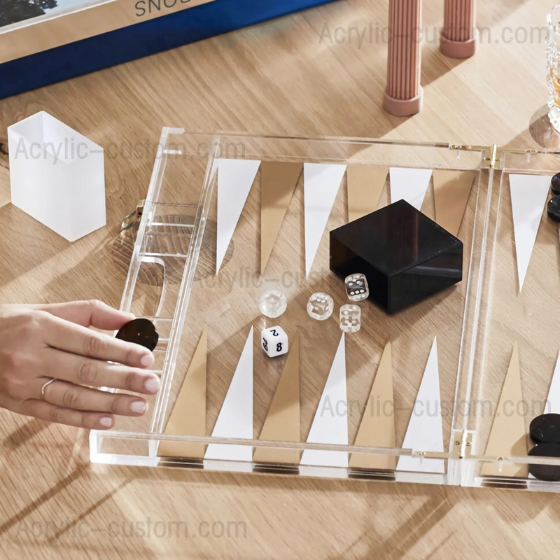 バックギャモンボード ルーサイトゲーム アクリルゲームカスタム