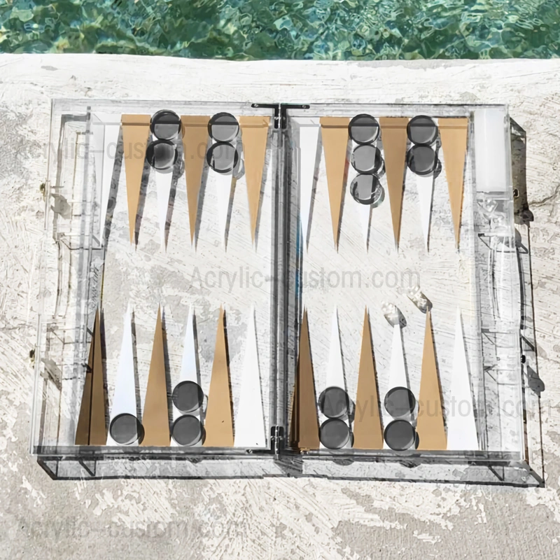 バックギャモンボード ルーサイトゲーム アクリルゲームカスタム