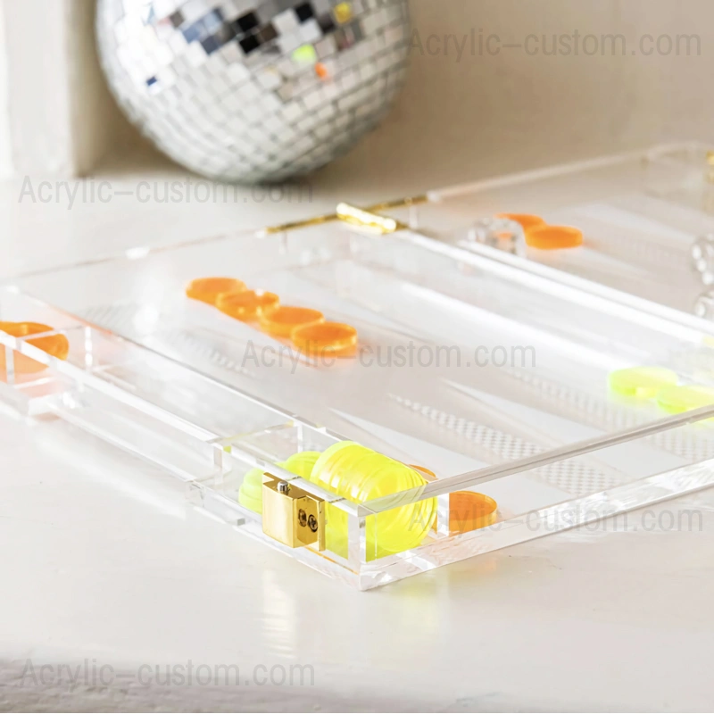 カラフルなバックギャモン セット - ルーサイト バックギャモン ゲーム