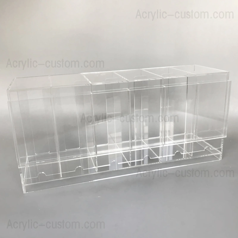 Acrylic Card Booster Pack Dispenser - 6 Slot Pokemon Card Dispenser