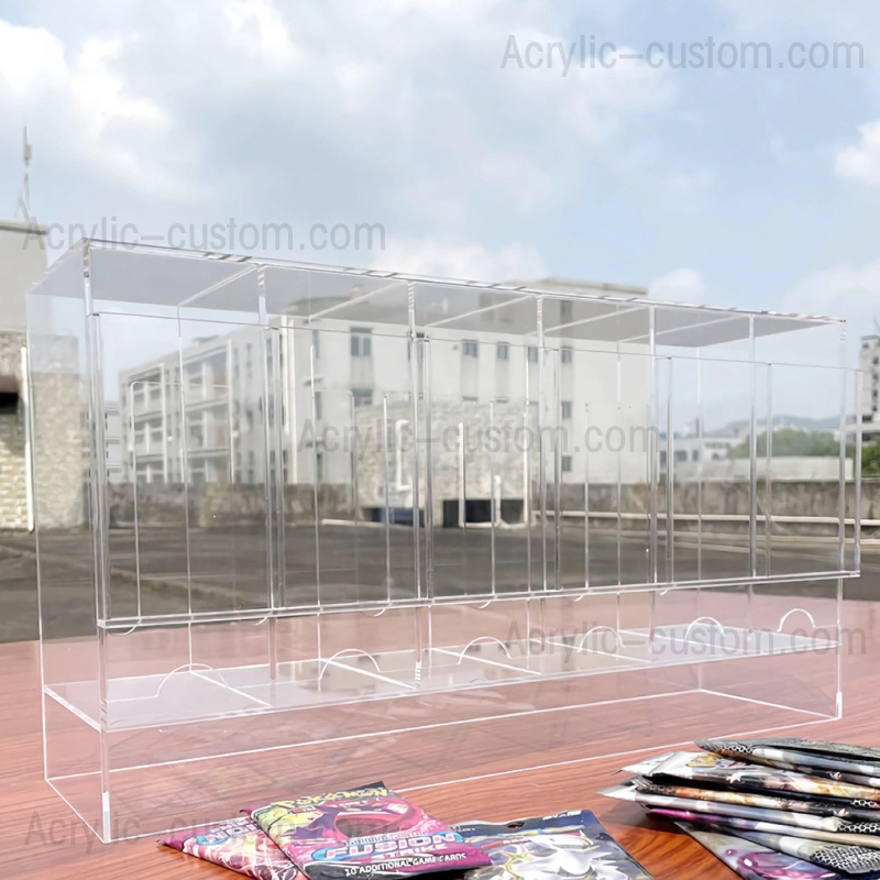 Acrylic Card Pack Dispenser - 6 Slot Booster Pack Dispenser