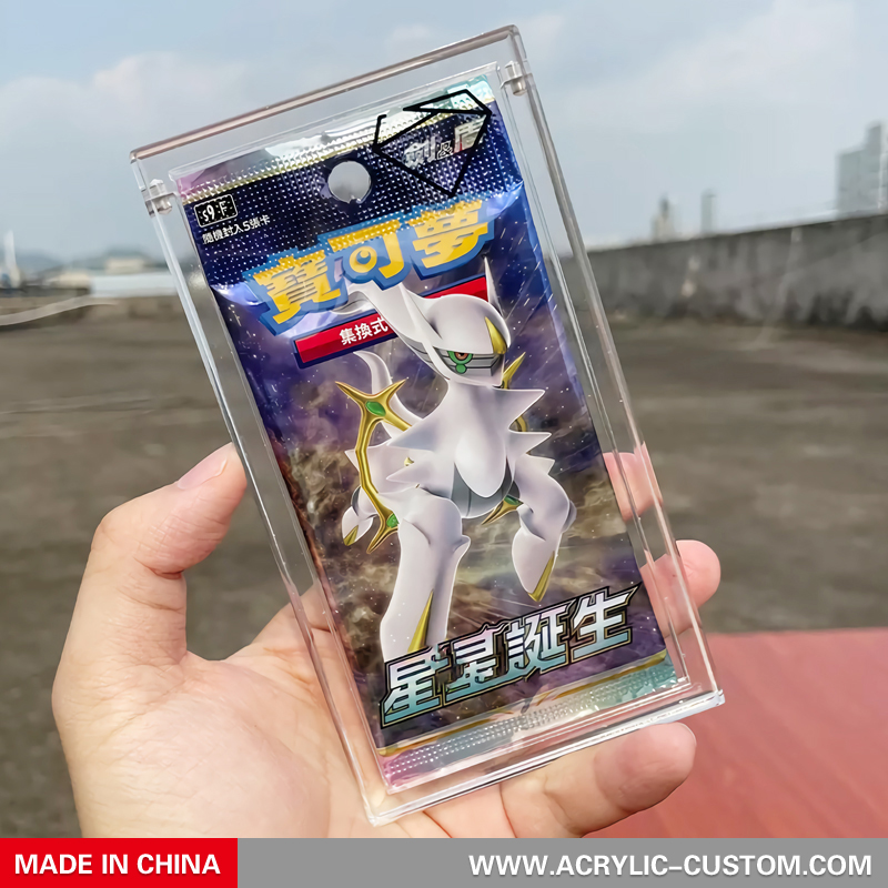 thumbnail interactive-video image 1 of 10-Pack Clear Booster Box Protector Case – Protective Display For Pokémon TCG Boxes, Xdefence 1 of 3