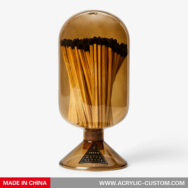 マッチホルダー - マッチ付きガラスクローシュ