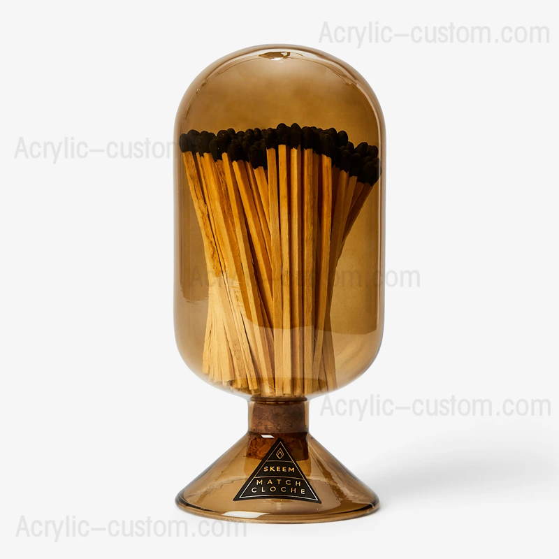 マッチホルダー - マッチ付きガラスクローシュ