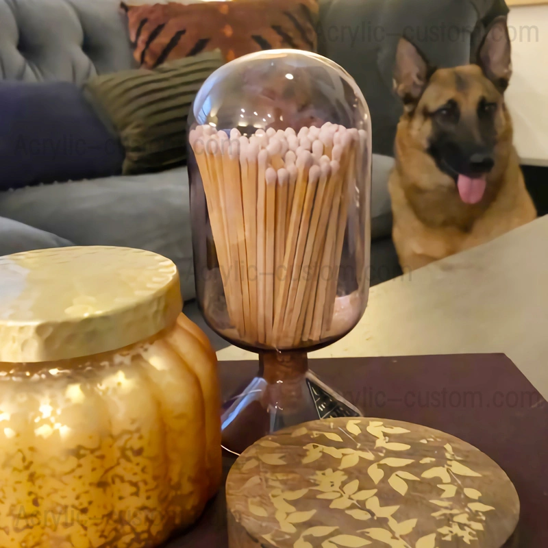 マッチ クローシュ - ガラス クローシュ マッチ ホルダー