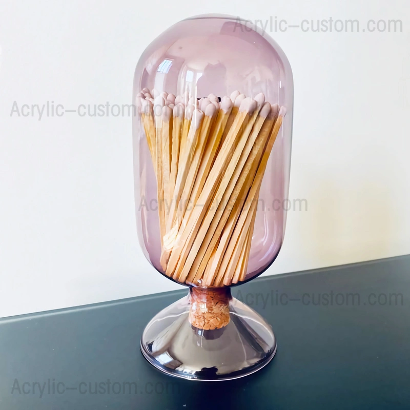 マッチ クローシュ - ガラス クローシュ マッチ ホルダー