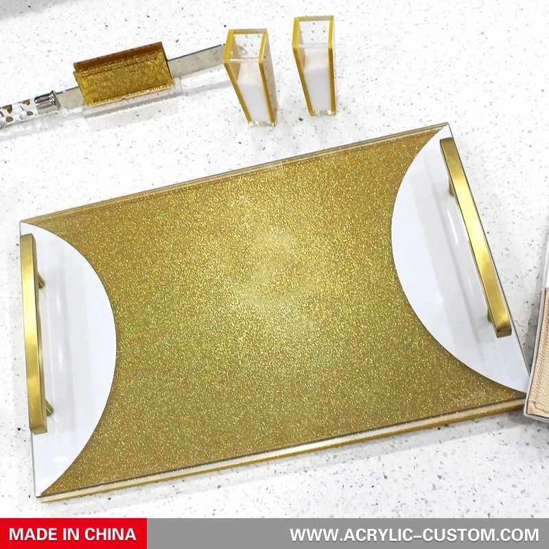 キャンドル照明トレイ - ゴールド カラ ボード