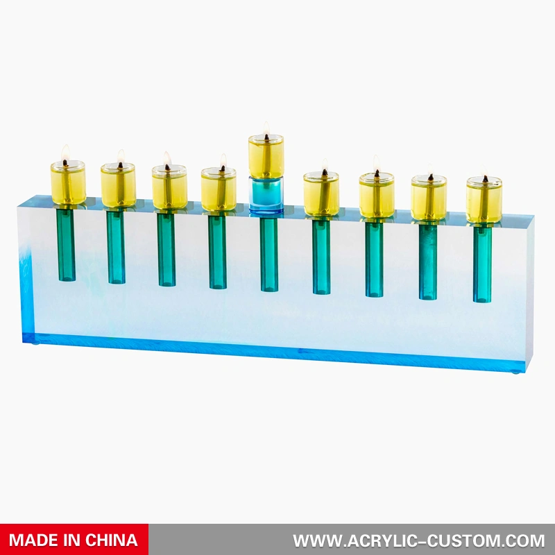 アクリル オイル本枝の燭台 - モダンなキャンドル ホルダー