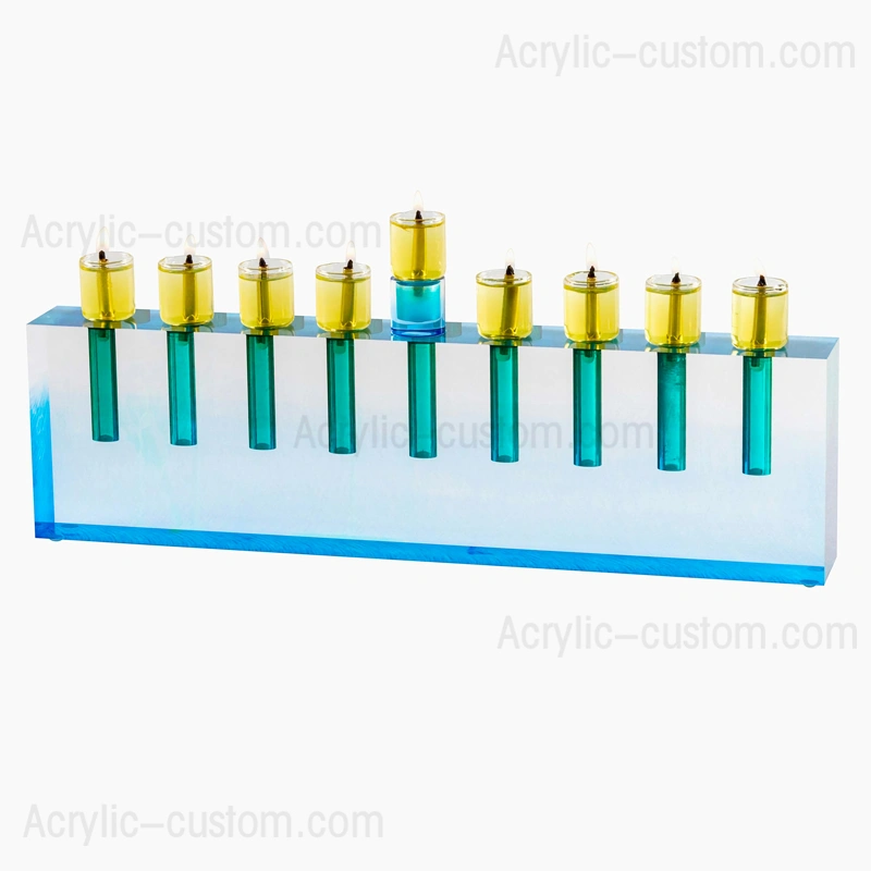 アクリル オイル本枝の燭台 - モダンなキャンドル ホルダー
