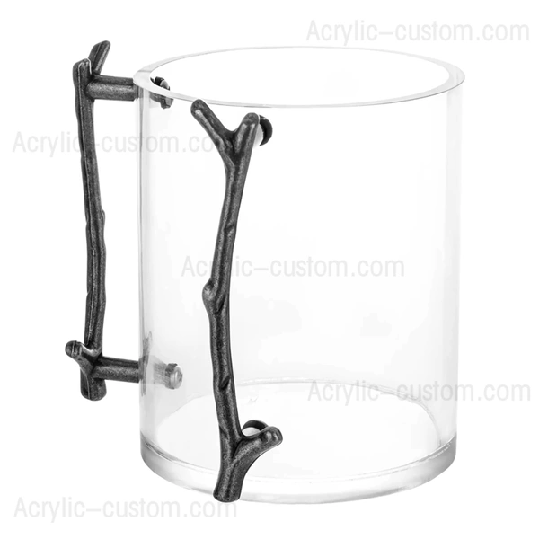 Acrylic Washing Cup - Dual Handle Wash Cup