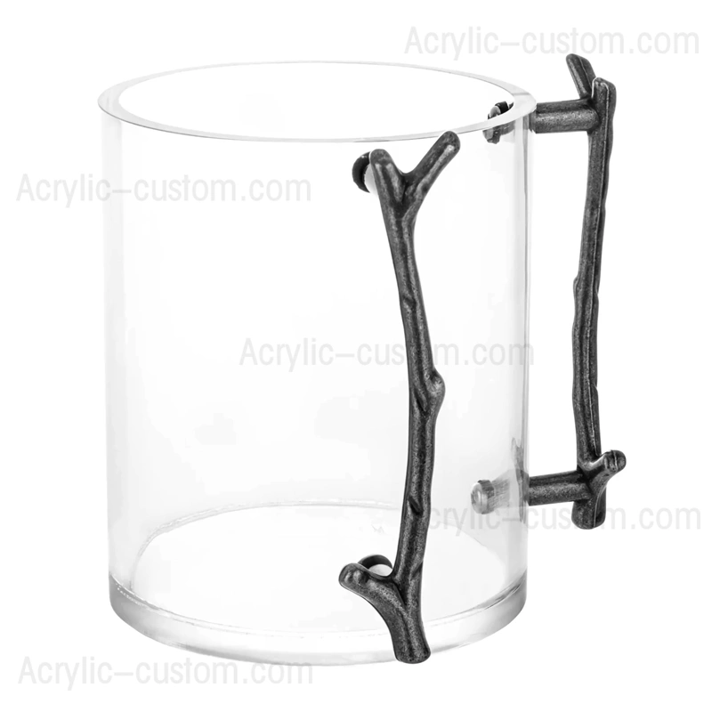 Acrylic Washing Cup - Dual Handle Wash Cup
