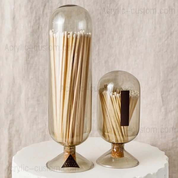 DIY マッチ クローシュ ボトル - ガラス瓶のマッチ