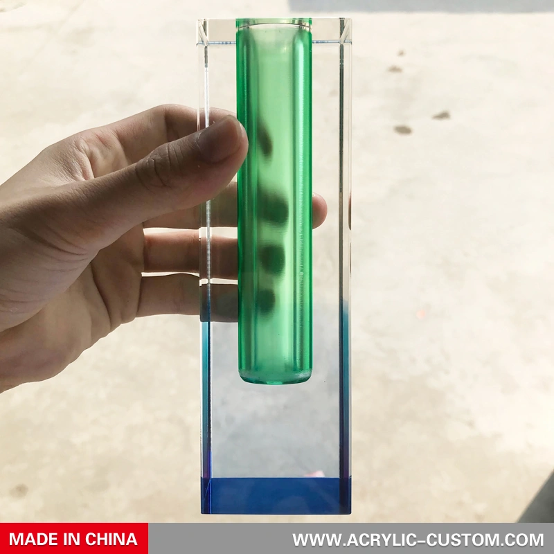 装飾花瓶 - レインボー クリア アクリル花瓶