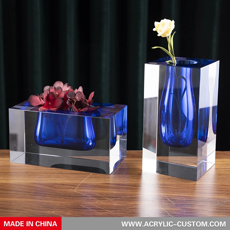 アクリル花瓶セット - 豪華な装飾家の花の花瓶