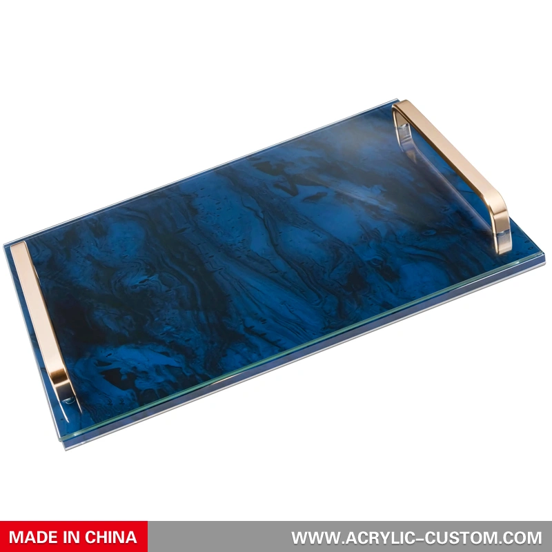 カラ ボード ガラス トレイ - 塗装済みカラ ボード