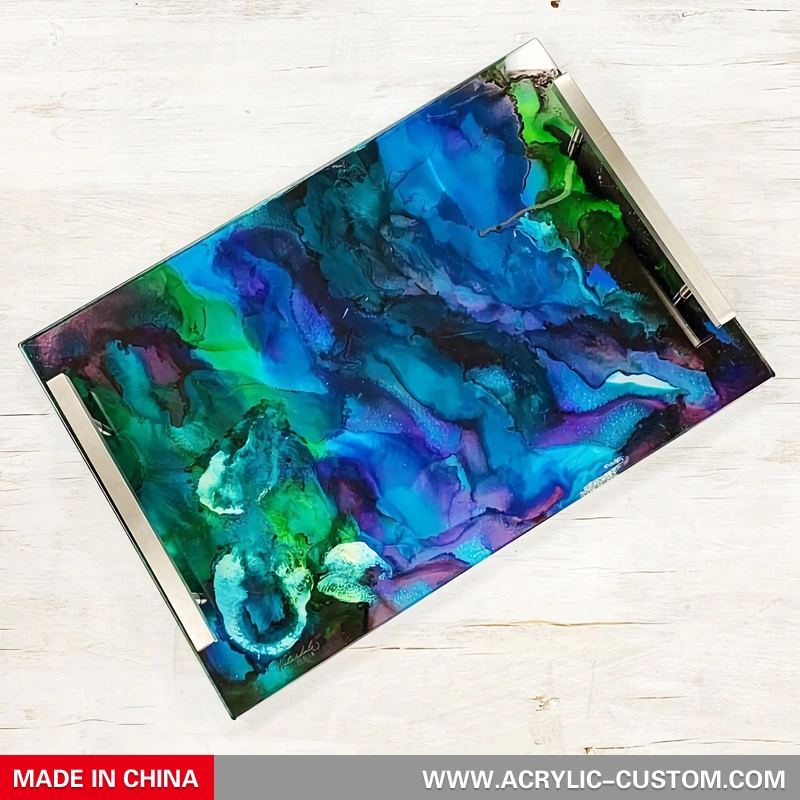 ガラスカラカッティングボード - ガラスプレートカラボード