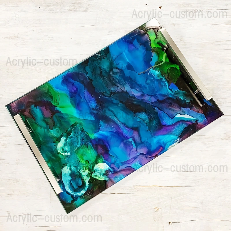 ガラスカラカッティングボード - ガラスプレートカラボード